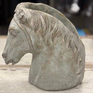 Equestrian Horse Head Planter